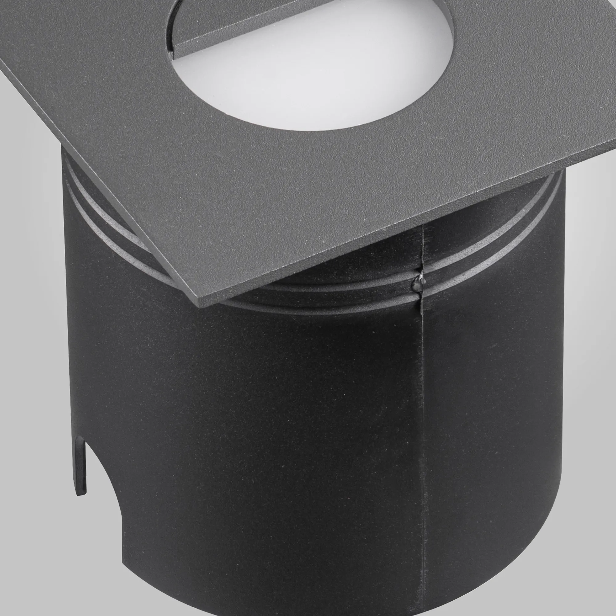 Aspen Square Eyelid Recessed Wall Lamp 3W LED IP65 Anthracite M7030  Mantra Fusion Aspen Anthracite